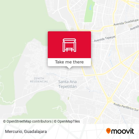 Mapa de Mercurio