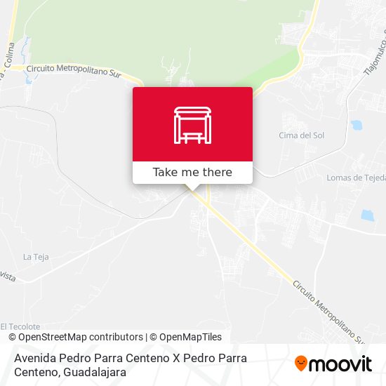 Avenida Pedro Parra Centeno X Pedro Parra Centeno map