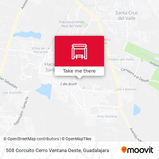 508 Corcuito Cerro Ventana Oeste map