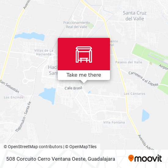 508 Corcuito Cerro Ventana Oeste map