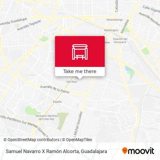 Samuel Navarro X Ramón Alcorta map