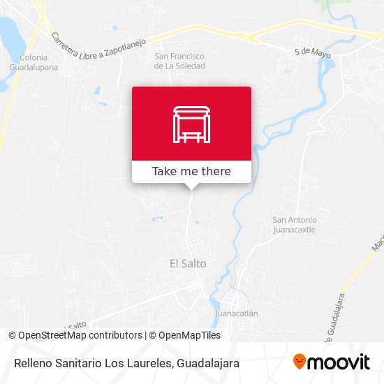 Relleno Sanitario Los Laureles map