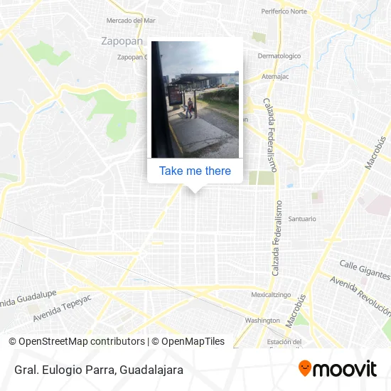 Mapa de Gral. Eulogio Parra