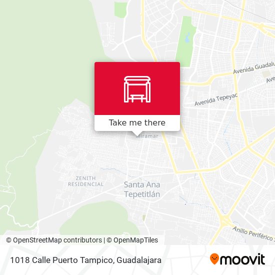 1018 Calle Puerto Tampico map