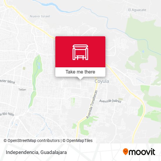 Mapa de Independencia
