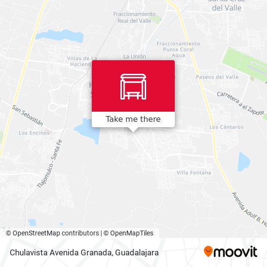 Chulavista Avenida Granada map