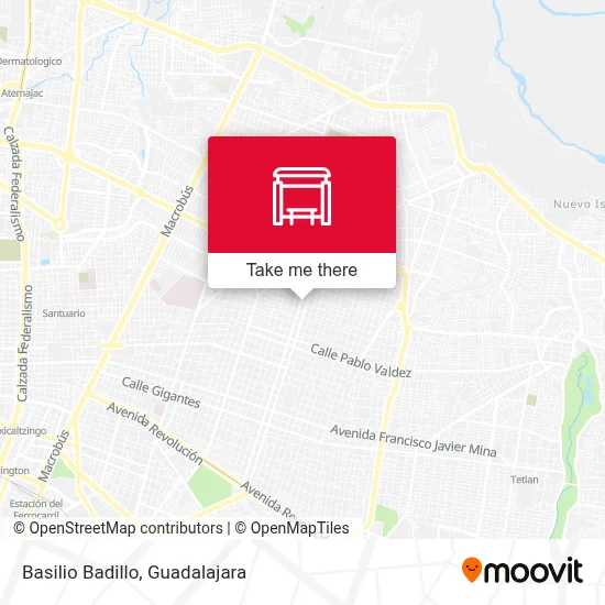Basilio Badillo map