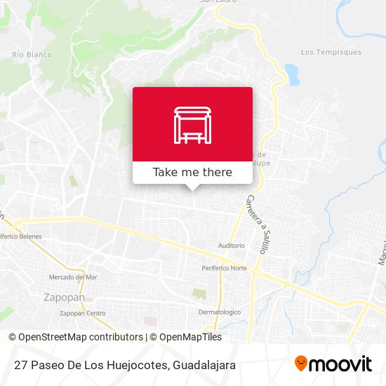 27 Paseo De Los Huejocotes map