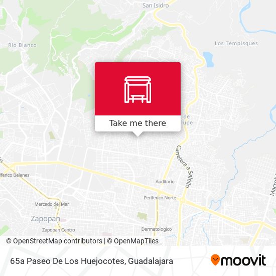 65a Paseo De Los Huejocotes map