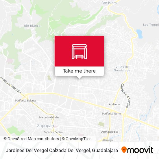 Mapa de Jardines Del Vergel Calzada Del Vergel