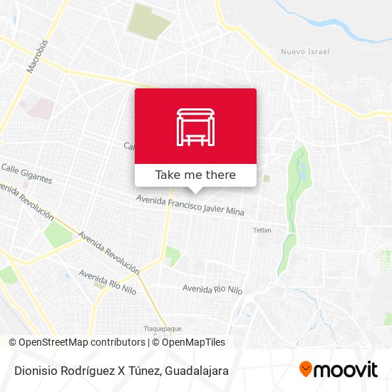 Dionisio Rodríguez X Túnez map