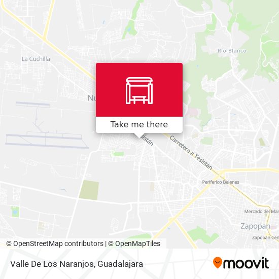Valle De Los Naranjos map