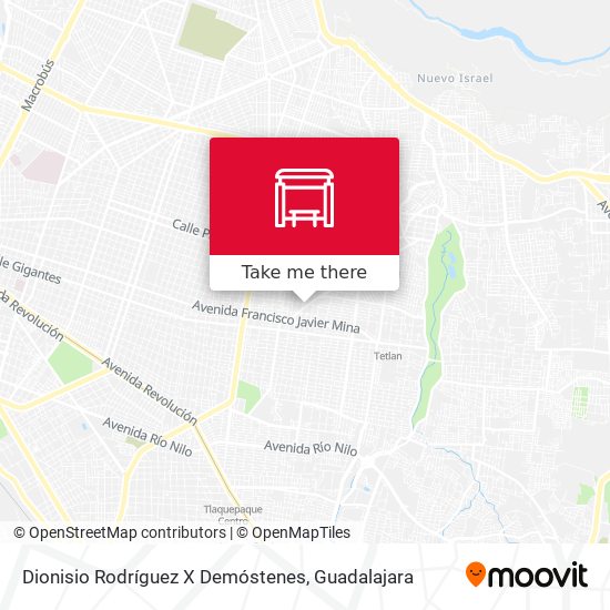 Dionisio Rodríguez X Demóstenes map