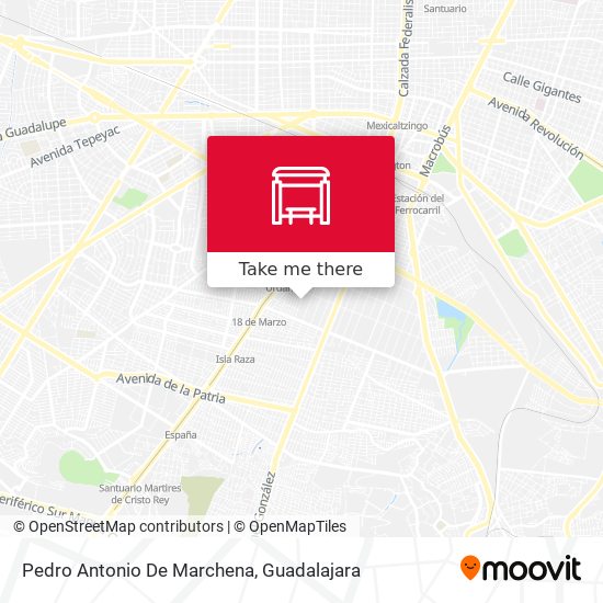 Pedro Antonio De Marchena map