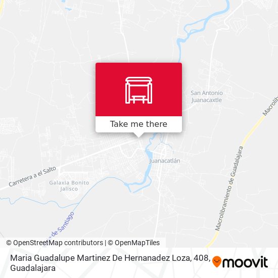 Maria Guadalupe Martinez De Hernanadez Loza, 408 map