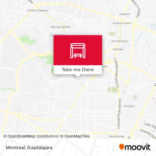 Mapa de Montreal