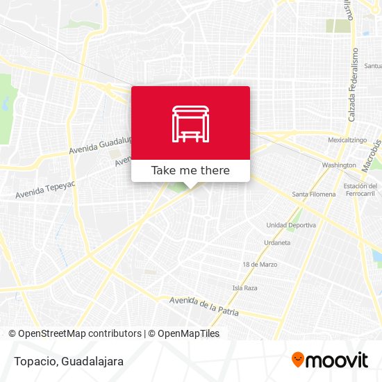 Mapa de Topacio