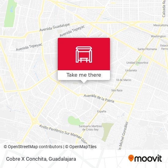 Mapa de Cobre X Conchita
