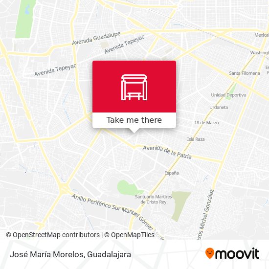 José María Morelos map