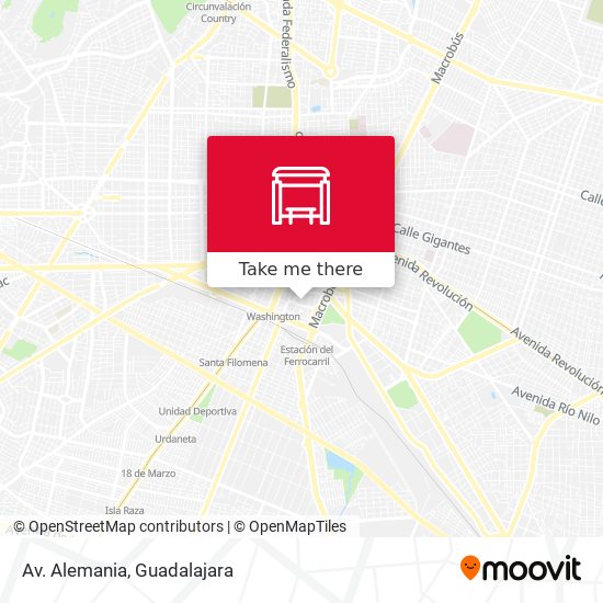 Mapa de Av. Alemania
