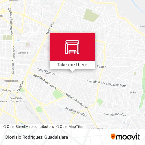 Mapa de Dionisio Rodríguez