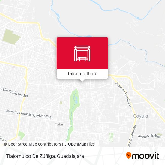 Mapa de Tlajomulco De Zúñiga