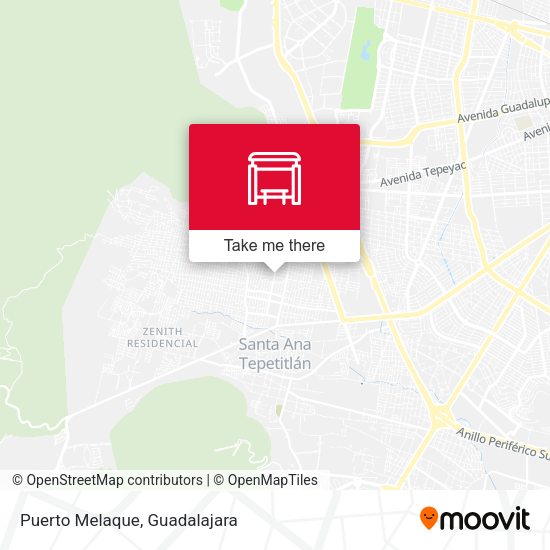 Mapa de Puerto Melaque