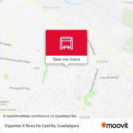 Mapa de Gigantes X Rosa De Castilla