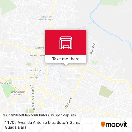 1170a Avenida Antonio Diaz Soto Y Gama map