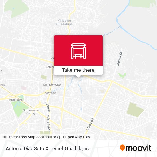 Antonio Diaz Soto X Teruel map