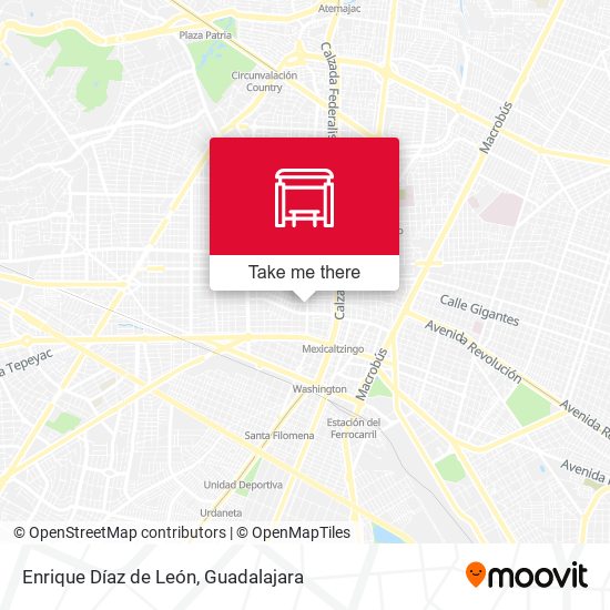 Enrique Díaz de León map