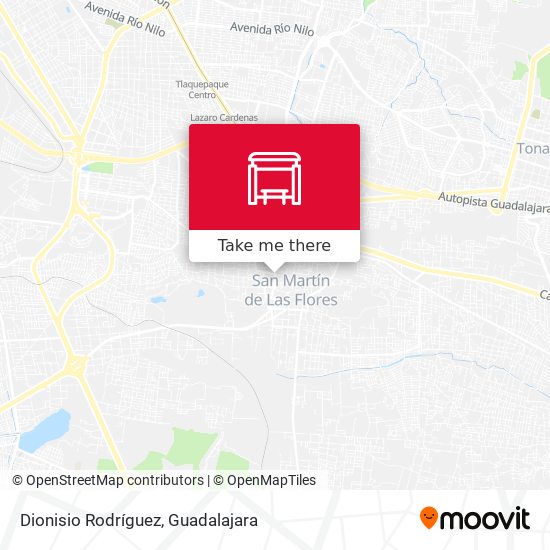 Mapa de Dionisio Rodríguez