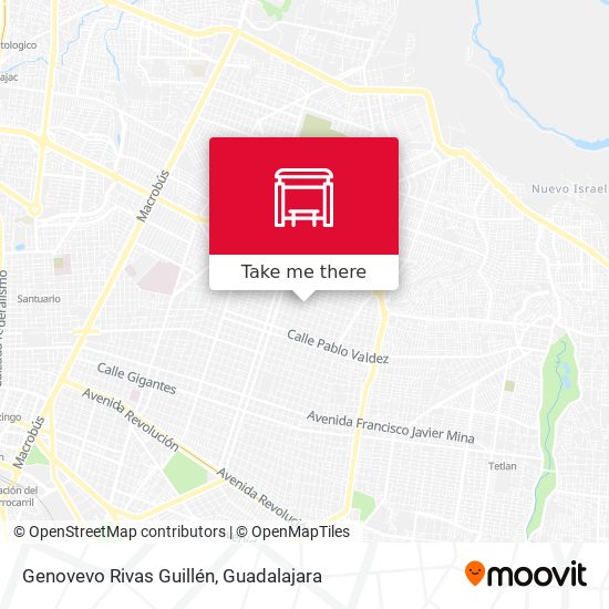Mapa de Genovevo Rivas Guillén