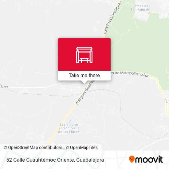 Mapa de 52 Calle Cuauhtémoc Oriente