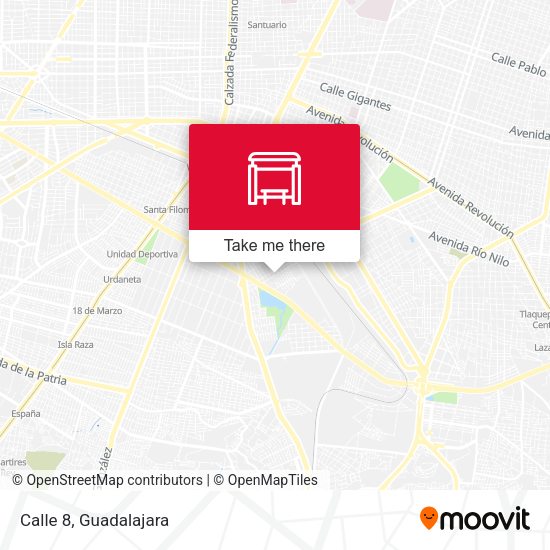 Mapa de Calle 8
