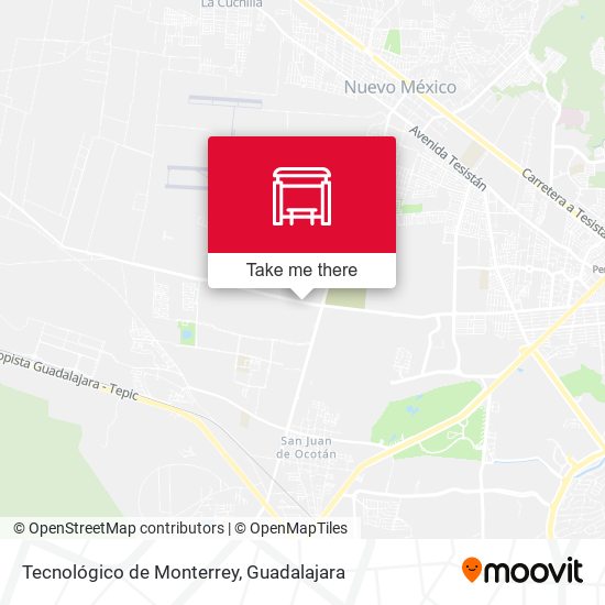 Tecnológico de Monterrey map