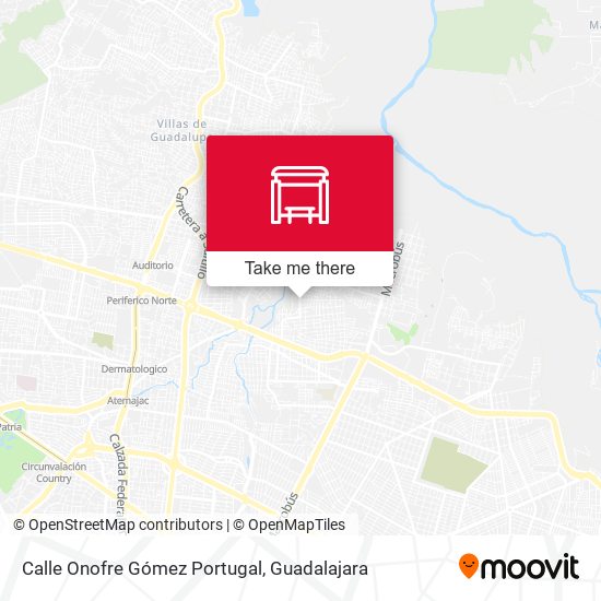 Mapa de Calle Onofre Gómez Portugal
