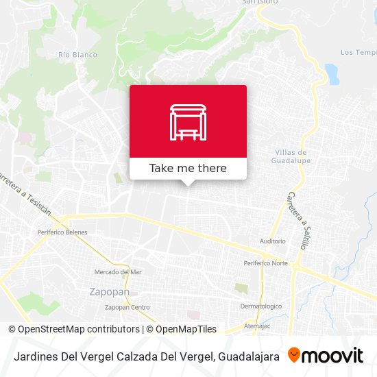 Mapa de Jardines Del Vergel Calzada Del Vergel