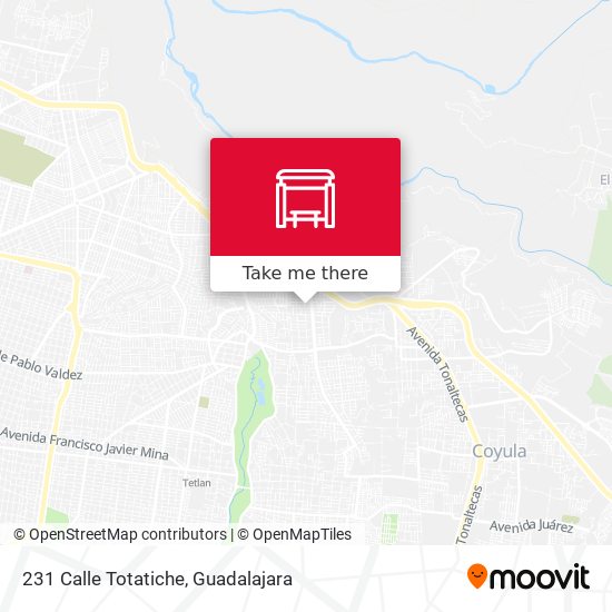 231 Calle Totatiche map