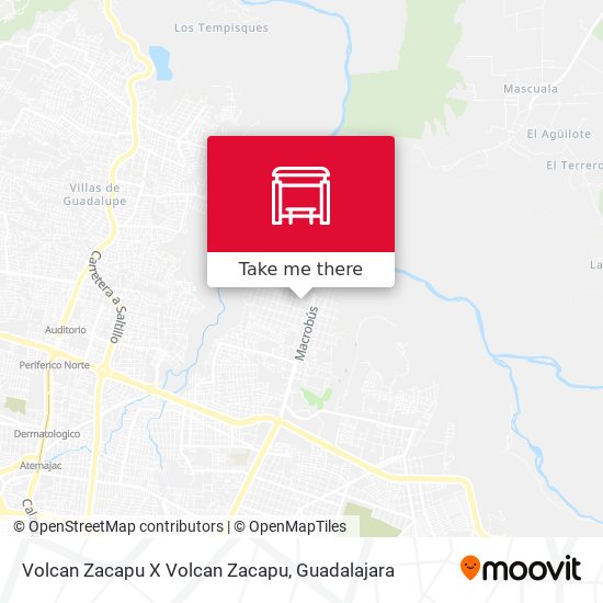 Mapa de Volcan Zacapu X Volcan Zacapu