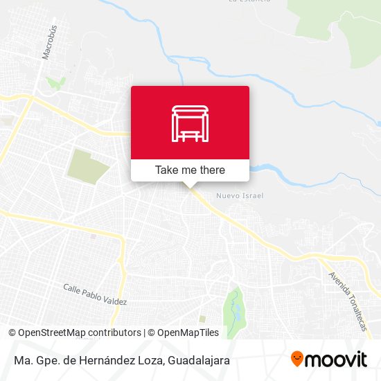 Mapa de Ma. Gpe. de Hernández Loza