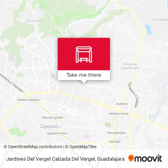 Mapa de Jardines Del Vergel Calzada Del Vergel