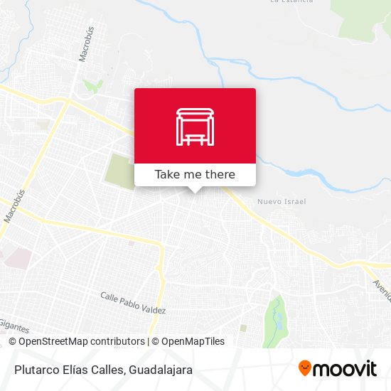 Mapa de Plutarco Elías Calles