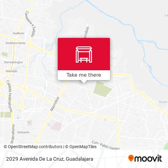 2029 Avenida De La Cruz map