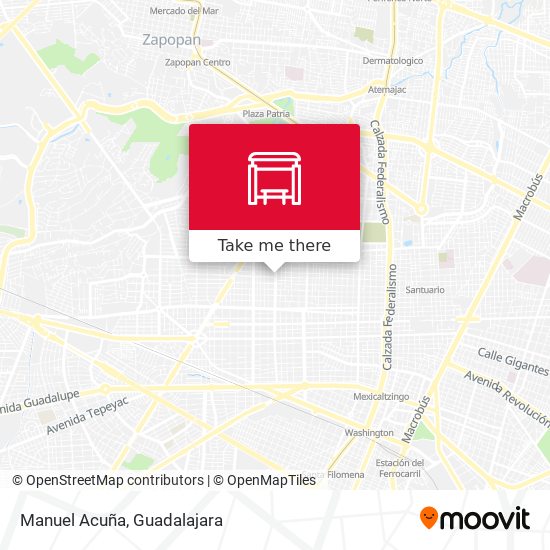 Mapa de Manuel Acuña