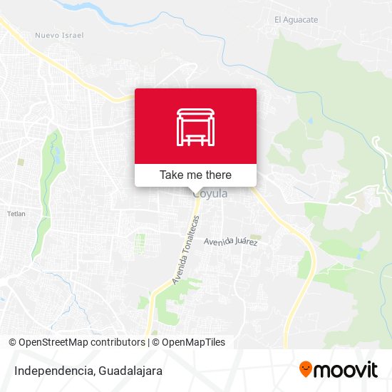 Mapa de Independencia