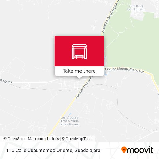 116 Calle Cuauhtémoc Oriente map