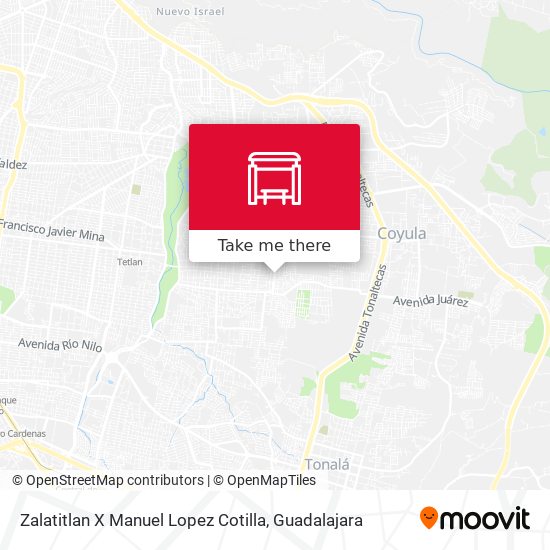 Zalatitlan X Manuel Lopez Cotilla map