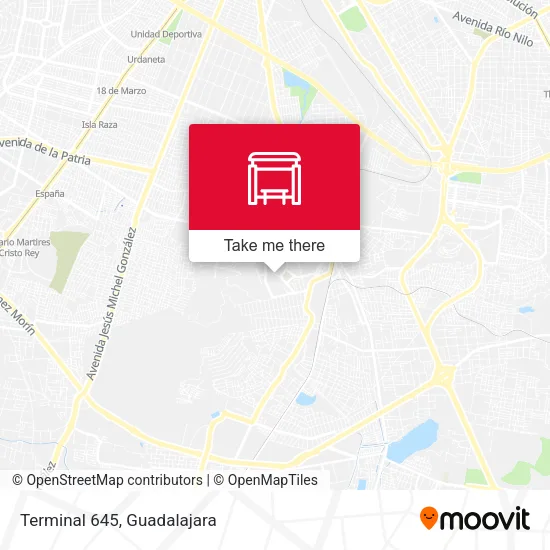 Mapa de Terminal 645