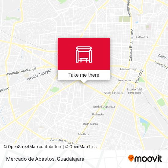 Mercado de Abastos map